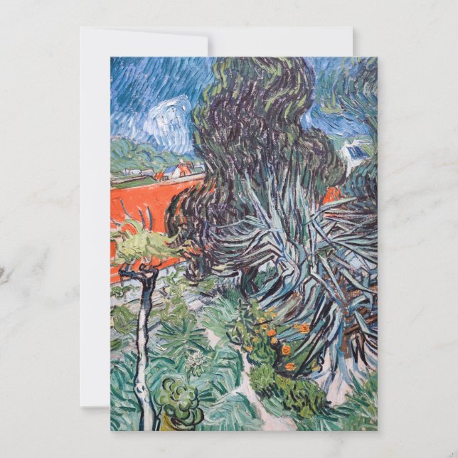 Vincent van Gogh - Doctor Gachet's Garden Thank You Card (Front)