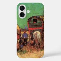 Vincent van Gogh - Encampment of Gypsies Caravans