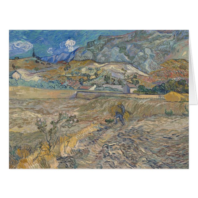 Vincent Van Gogh, Enclosed Field with Peasant (Front Horizontal)