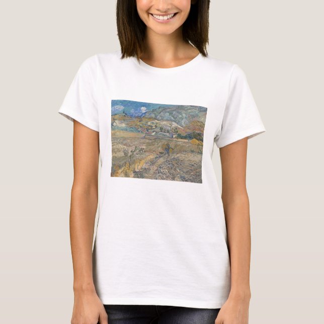 Vincent Van Gogh, Enclosed Field with Peasant T-Shirt (Front)