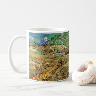 Vincent van Gogh - Enclosed Wheat Field w Peasant Coffee Mug