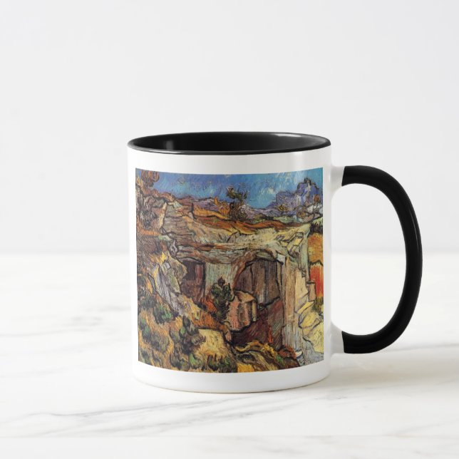 Vincent Van Gogh - Entrance To A Quarry Fine Art Mug (Right)