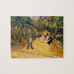 Vincent van Gogh - Entrance to Public Park, Arles Jigsaw Puzzle