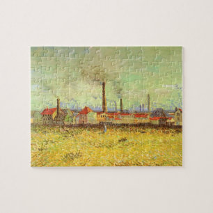 Vincent van Gogh - Factories at Asnieres Jigsaw Puzzle