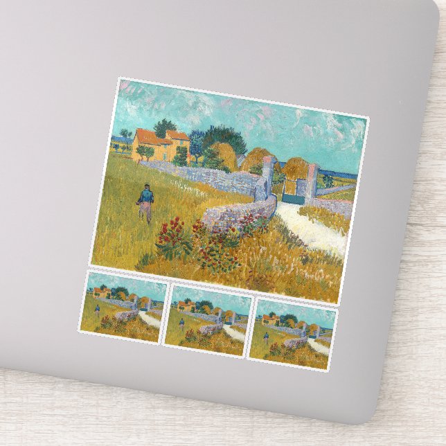 Vincent Van Gogh, Farmhouse in Provence (Detail)