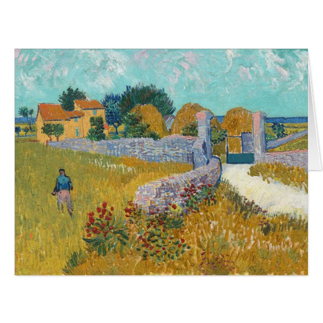 Vincent Van Gogh, Farmhouse in Provence (Front Horizontal)