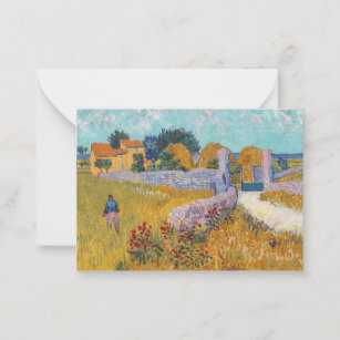 Vincent van Gogh - Farmhouse in Provence Card