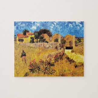 Vincent Van Gogh - Farmhouse In Provence Fine Art Jigsaw Puzzle