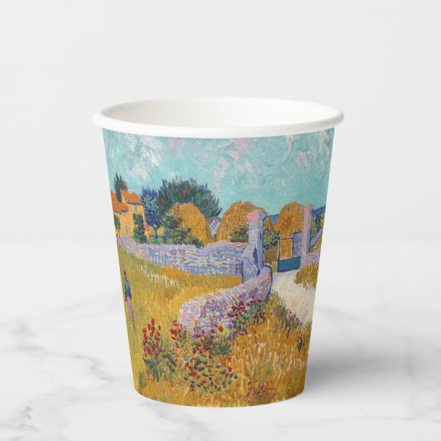Vincent van Gogh - Farmhouse in Provence Paper Cups (Front)