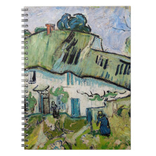 Vincent van Gogh - Farmhouse with Two Figures Notebook