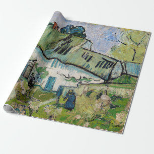 Vincent van Gogh - Farmhouse with Two Figures Wrapping Paper