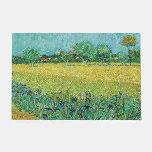 Vincent van Gogh - Field with Irises near Arles Doormat