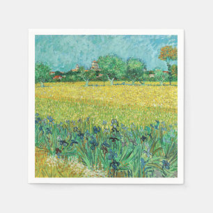 Vincent van Gogh - Field with Irises near Arles Napkin