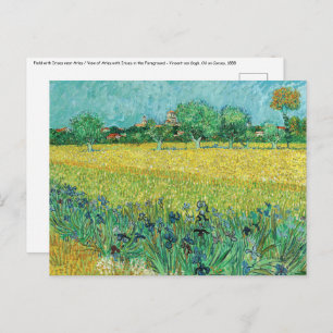 Vincent van Gogh - Field with Irises near Arles Postcard