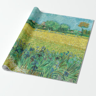Vincent van Gogh - Field with Irises near Arles Wrapping Paper