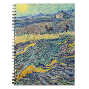 Vincent van Gogh - Field with ploughing farmers Notebook
