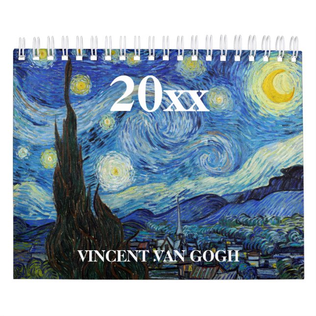 Vincent van Gogh Fine Art Calendar (Cover)