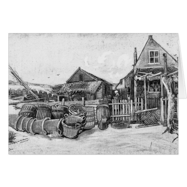 Vincent van Gogh | Fish drying barn, Scheveningen (Front Horizontal)