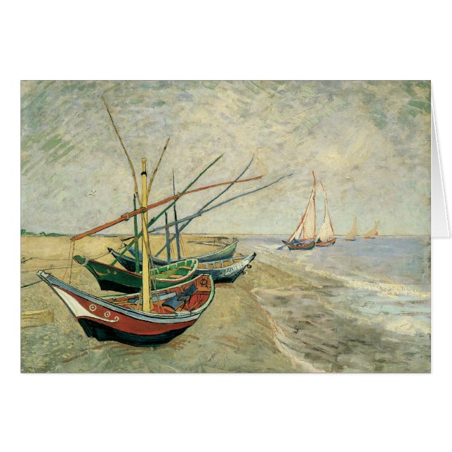 Vincent van Gogh - Fishing Boats on the Beach (Front Horizontal)