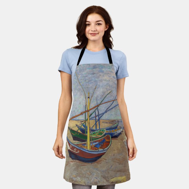 Vincent van Gogh - Fishing Boats on the Beach Apron (Worn)