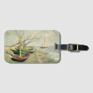 Vincent van Gogh - Fishing Boats on the Beach Luggage Tag