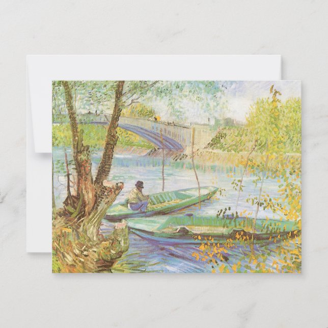 Vincent van Gogh Fishing in Spring, Pont de Clichy (Front)