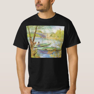 Vincent van Gogh Fishing in Spring, Pont de Clichy T-Shirt