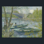 Vincent van Gogh - Fishing in Spring, the Pont de Photo Print<br><div class="desc">Fishing in Spring,  the Pont de Clichy by Vincent van Gogh,  1887. Oil on canvas.</div>