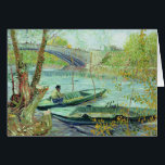 Vincent van Gogh | Fishing in the Spring<br><div class="desc">Fishing in the Spring. Pont de Clichy,  1887 | by Vincent van Gogh | Art Location: The Art Institute of Chicago,  IL,  USA | Dutch Artist | Image Collection Number: XIR182690</div>