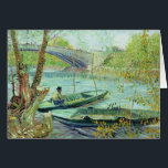 Vincent van Gogh | Fishing in the Spring<br><div class="desc">Fishing in the Spring. Pont de Clichy,  1887 | by Vincent van Gogh | Art Location: The Art Institute of Chicago,  IL,  USA | Dutch Artist | Image Collection Number: XIR182690</div>