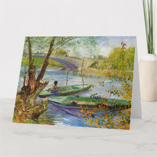 Vincent Van Gogh, Fishing in the Spring Card