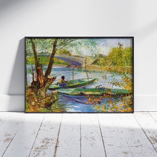 Vincent Van Gogh, Fishing in the Spring Photo Print