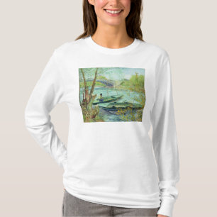 Vincent van Gogh Fishing in the Spring T-Shirt