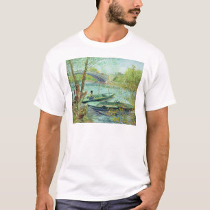 Vincent van Gogh Fishing in the Spring T-Shirt