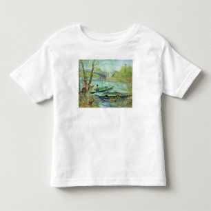 Vincent van Gogh   Fishing in the Spring Toddler T-Shirt