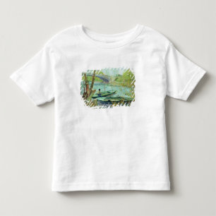 Vincent van Gogh Fishing in the Spring Toddler T-Shirt