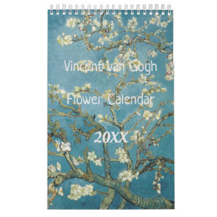 Vincent van Gogh Floral Art Calendar