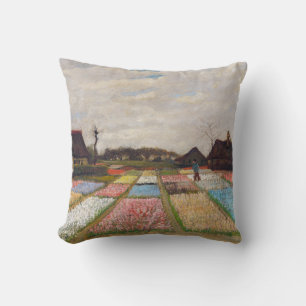Vincent van Gogh - Flower Beds in Holland Cushion