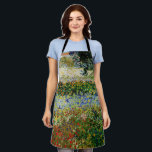 Vincent van Gogh - Flowering Garden Apron<br><div class="desc">Flowering Garden - Vincent van Gogh,  Oil on Canvas,  1888,  Arles</div>