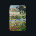 Vincent van Gogh - Flowering Garden Bath Mat<br><div class="desc">Flowering Garden - Vincent van Gogh,  Oil on Canvas,  1888,  Arles</div>