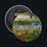 Vincent van Gogh - Flowering Garden Bottle Opener<br><div class="desc">Flowering Garden - Vincent van Gogh,  Oil on Canvas,  1888,  Arles</div>