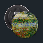Vincent van Gogh - Flowering Garden Bottle Opener<br><div class="desc">Flowering Garden - Vincent van Gogh,  Oil on Canvas,  1888,  Arles</div>