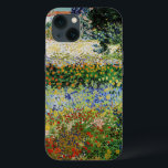 Vincent van Gogh - Flowering Garden iPhone 13 Case<br><div class="desc">Flowering Garden - Vincent van Gogh,  Oil on Canvas,  1888,  Arles</div>