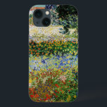Vincent van Gogh - Flowering Garden iPhone 13 Case<br><div class="desc">Flowering Garden - Vincent van Gogh,  Oil on Canvas,  1888,  Arles</div>