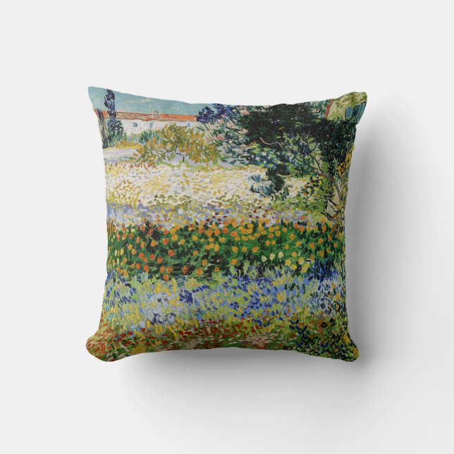 Vincent van Gogh - Flowering Garden Cushion (Front)