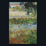 Vincent van Gogh - Flowering Garden Faux Canvas Print<br><div class="desc">Flowering Garden - Vincent van Gogh,  Oil on Canvas,  1888,  Arles</div>