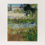 Vincent van Gogh - Flowering Garden Jigsaw Puzzle<br><div class="desc">Flowering Garden - Vincent van Gogh,  Oil on Canvas,  1888,  Arles</div>