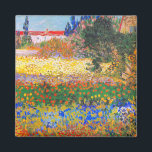 Vincent Van Gogh Flowering Garden Magnet<br><div class="desc">Magnet featuring Vincent van Gogh’s oil painting Flowering Garden (1853-1890). Flowers of magnificent colours—blue,  red,  yellow,  orange—decorate a dreamy garden. The best gift for lovers of Post-Impressionism and Dutch art collectors!</div>