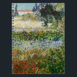 Vincent van Gogh - Flowering Garden Notebook<br><div class="desc">Flowering Garden - Vincent van Gogh,  Oil on Canvas,  1888,  Arles</div>