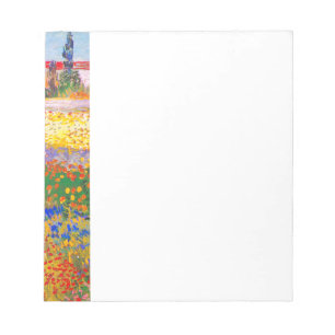 Vincent Van Gogh Flowering Garden Notepad